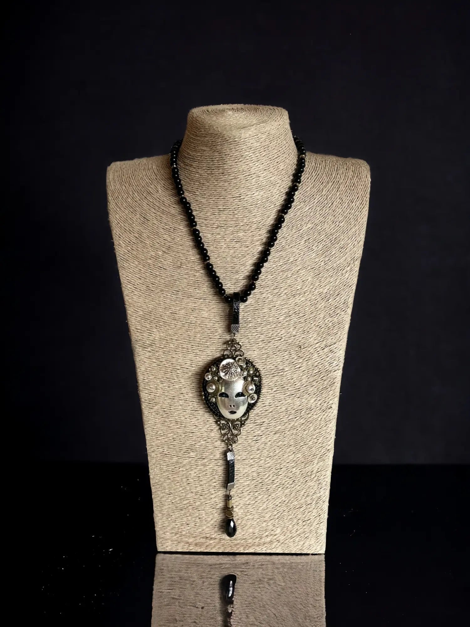 Unique handmade necklace FACE | No. 1